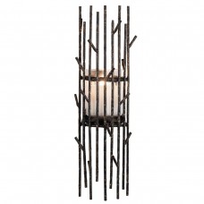 Foreside Home Garden Twig Metal/Glass Sconce AORE1675